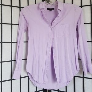 Lilac button down from Banana Republic